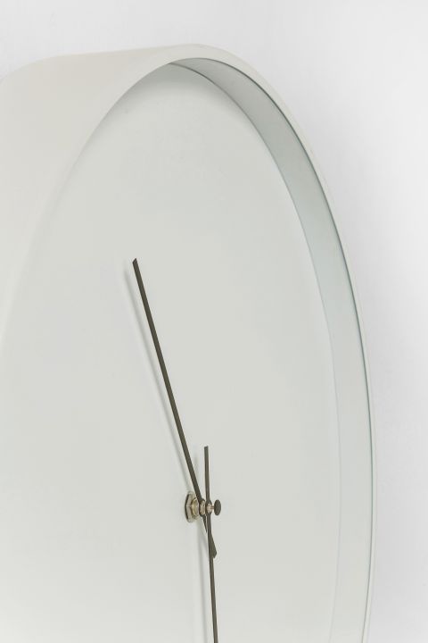 KARE Wanduhr Timeless White Ø40cm 31824