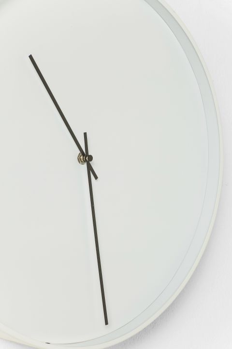 KARE Wanduhr Timeless White Ø40cm 31824