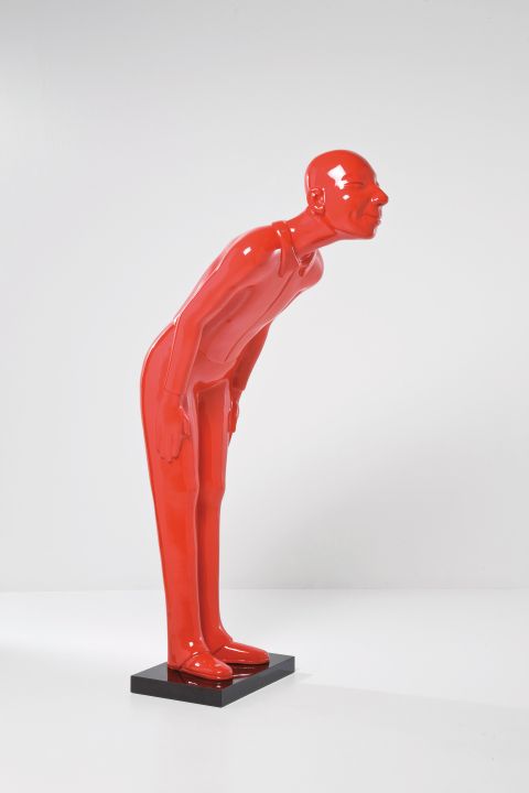 KARE Deko Figur Welcome Guests Red 30256