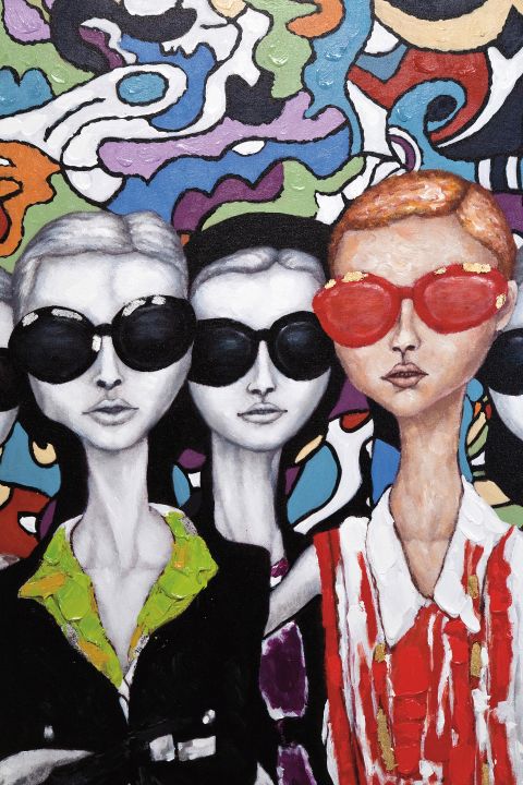 KARE Ölbild Sunglasses 120x150cm 33297