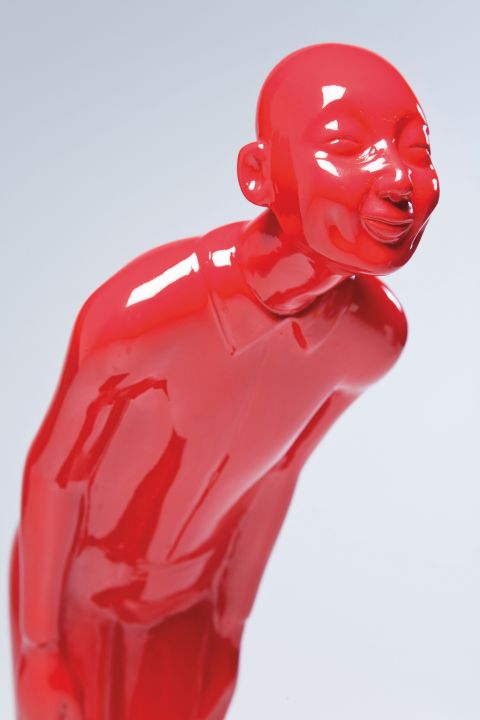 KARE Deko Figur Welcome Guests Red 32985