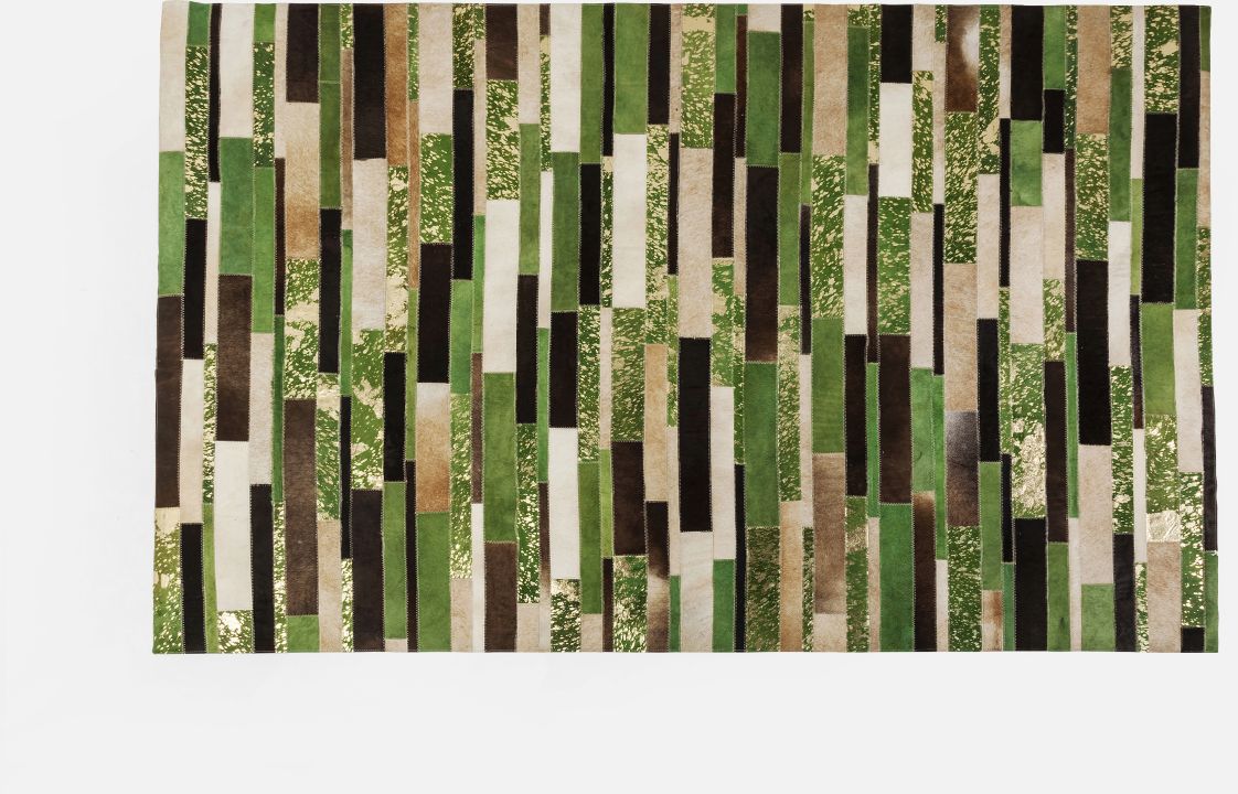 KARE Teppich Brick Grün 170x240cm 30003