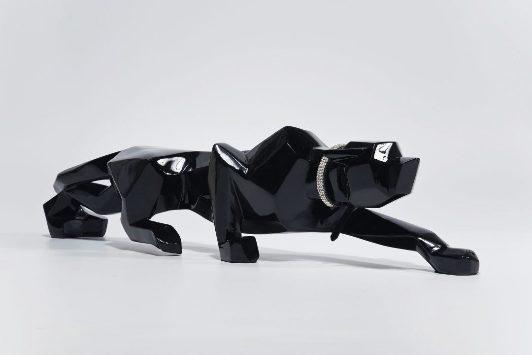 KARE Deko Figur Black Cat 90 32261