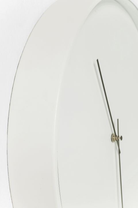KARE Wanduhr Timeless White Ø40cm 31824