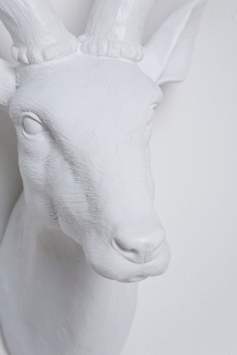 KARE Deko Kopf Deer White 31066