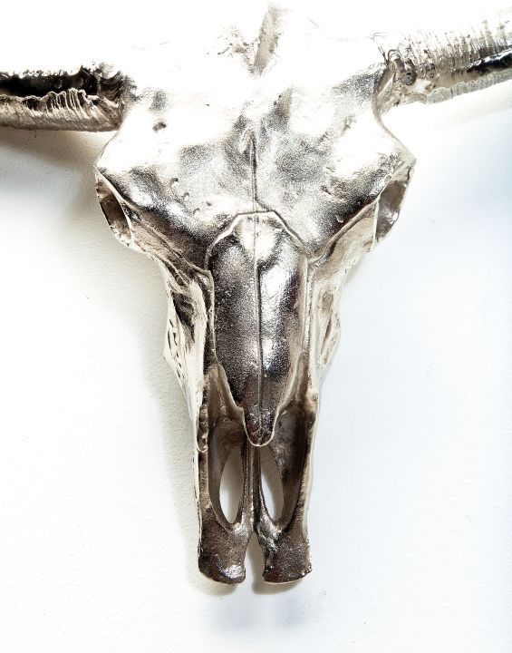 KARE Deko Geweih Scull Horn Alu 34395