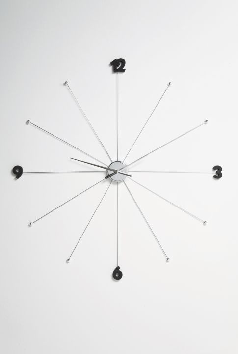 KARE Wanduhr Like Umbrella Chrome 30199