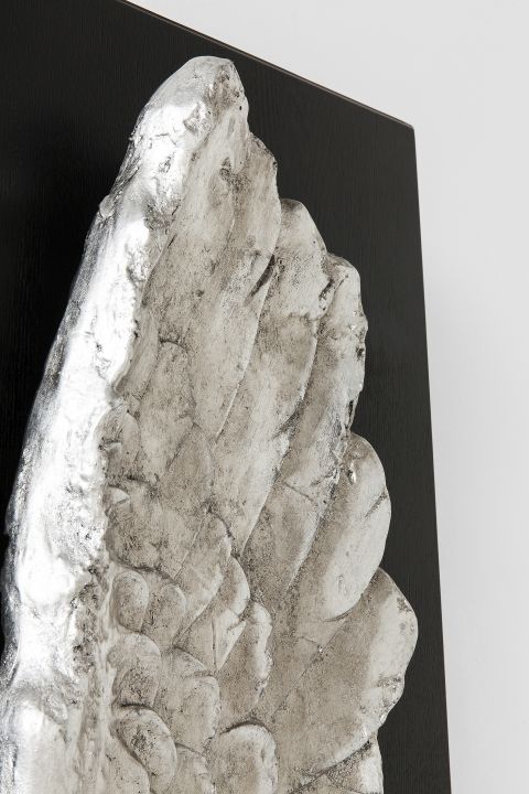 KARE Wandschmuck Wings Silber 32820