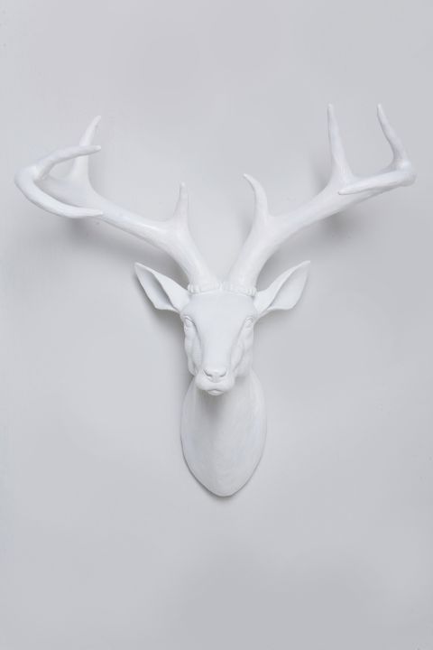 KARE Deko Kopf Deer White 31066