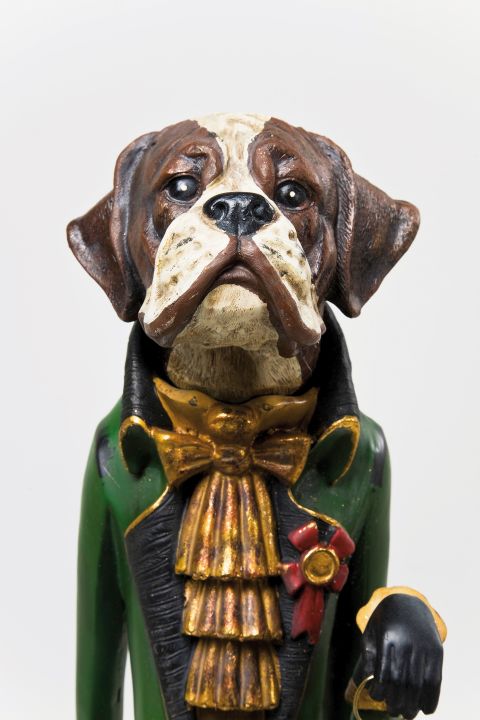 KARE Standuhr Gentleman Dog 138 32092