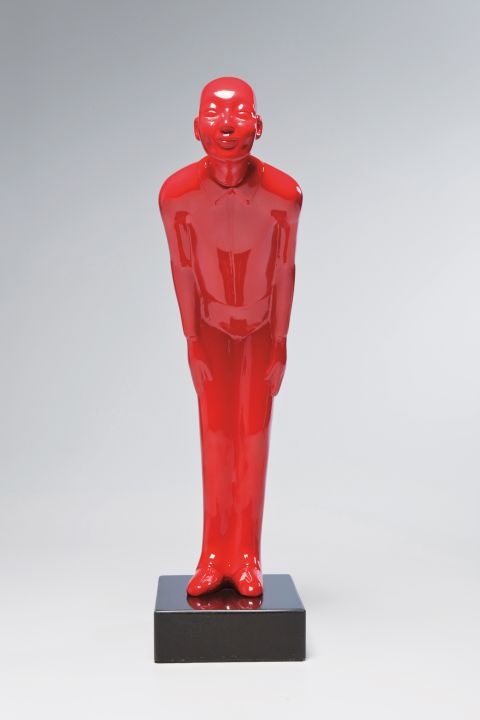 KARE Deko Figur Welcome Guests Red 32985