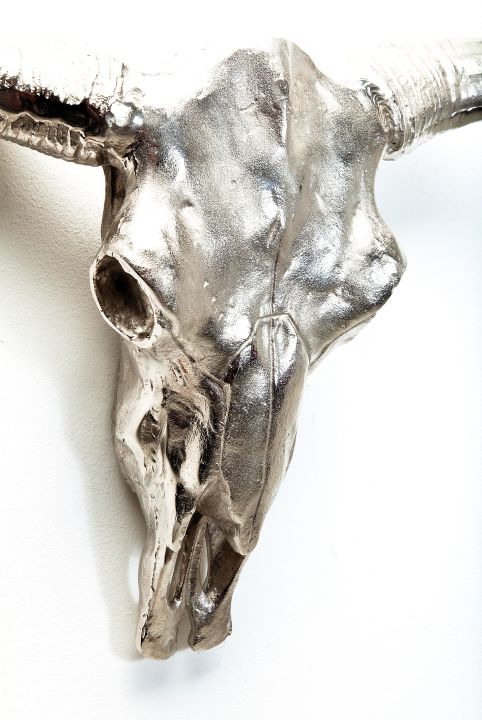 KARE Deko Geweih Scull Horn Alu 34395