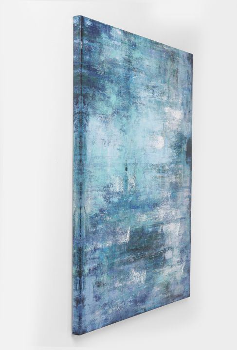 KARE Bild Touched Abstract Blau 30459